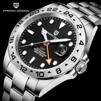 2021 pagani design top brand new upgrade mens stainless steel gtm clock 42mm sapphire waterproof watch reloj hombre