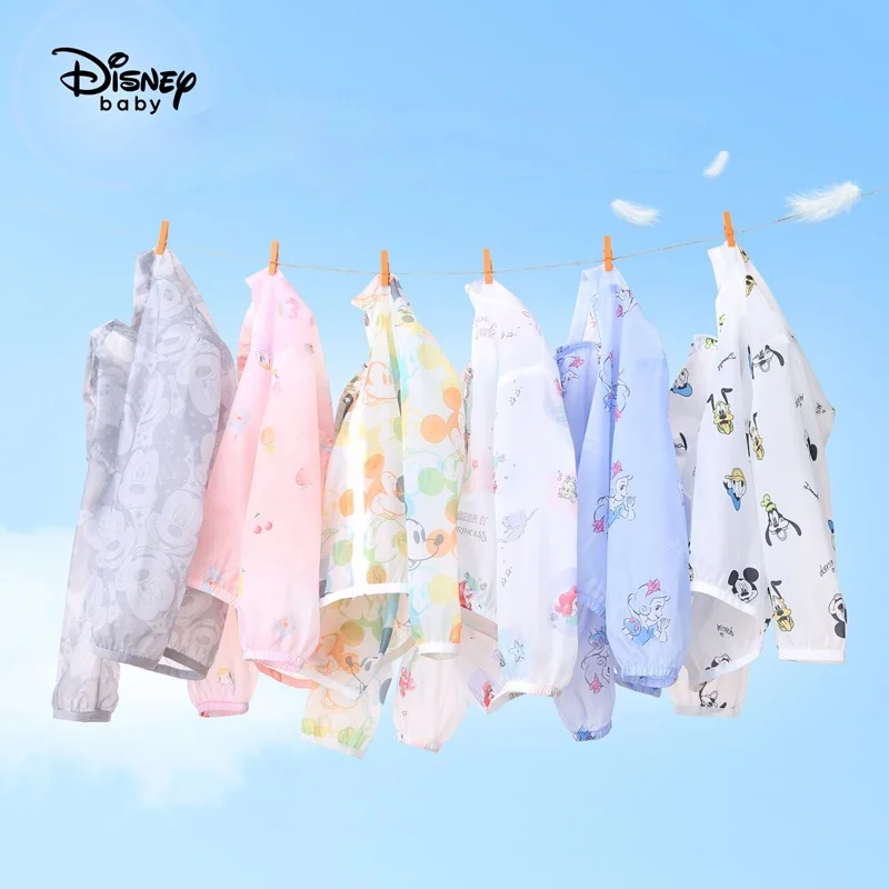 

Disney Children's Sun Protection Clothing Lightweight Breathable Hood Coat Boy and Girl Cartoon Top Wind Shield