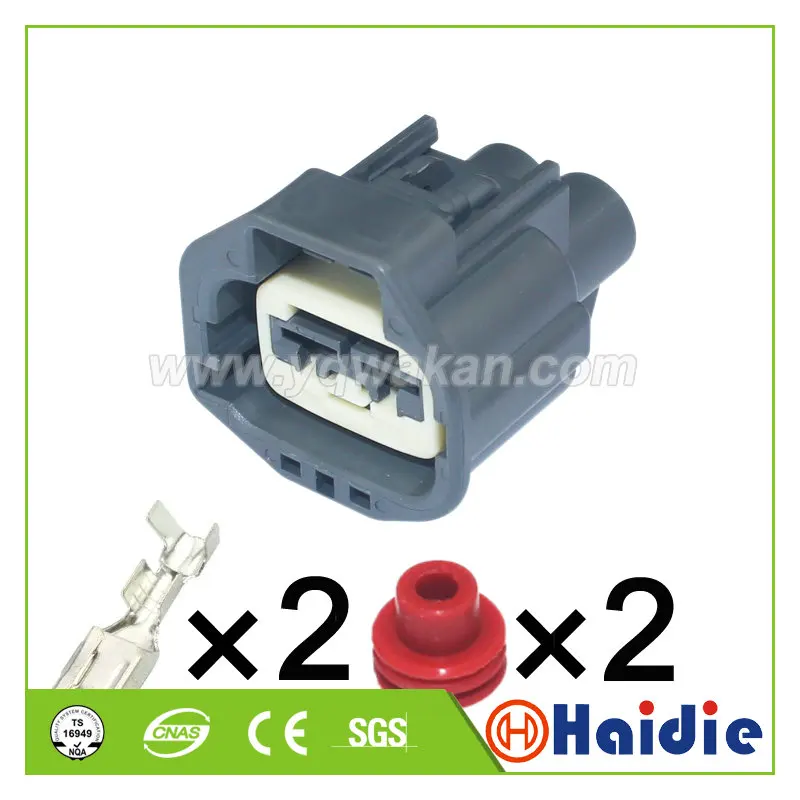 Бесплатная доставка 2 комплекта 2pin Женский Водонепроницаемый Автомобильный