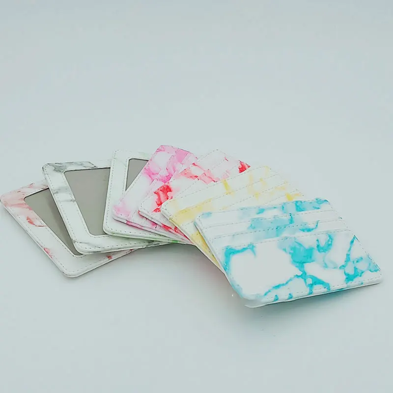 

Модный милый чехол унисекс с мраморным рисунком для карт, водонепроницаемый чехол из искусственной кожи для банковских карт, удостоверения...