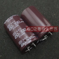2pcs genuine nippon kmm 450v330uf 30x50mm ncc electrolytic capacitor 330uf450v chemi con kmm 330uf 450v