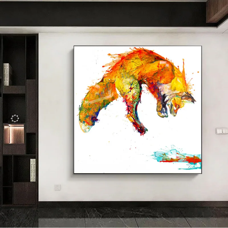 Современная Настенная Картина на холсте акварель фотообои и принты абстрактная