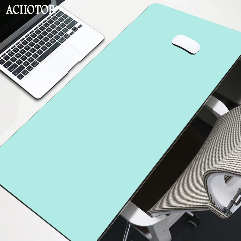 

Pure Color Large Size Gaming Mouse Pad Anti-slip Natural Rubber PC Computer Gamer Mousepad Desk Mat Locking Edge for CS GO Dota