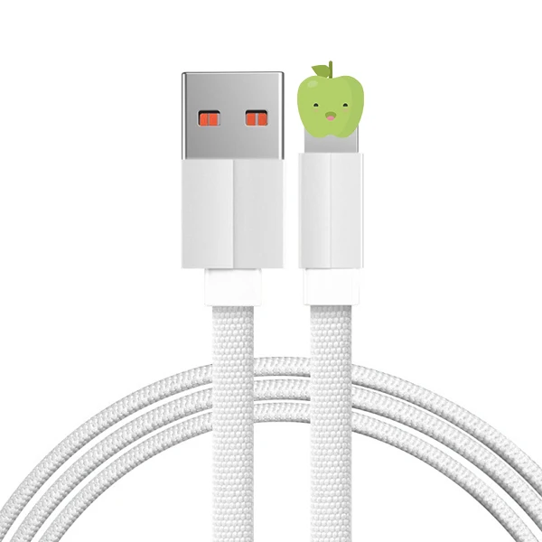B-B-White-8-Pin Плоский кабель USB type-C кабель 0,25 m-3 m кабель для синхронизации данных для samsung Xiaomi Быстрая Зарядка Кабели для мобильных телефонов - Цвет: B-B-White-8-Pin