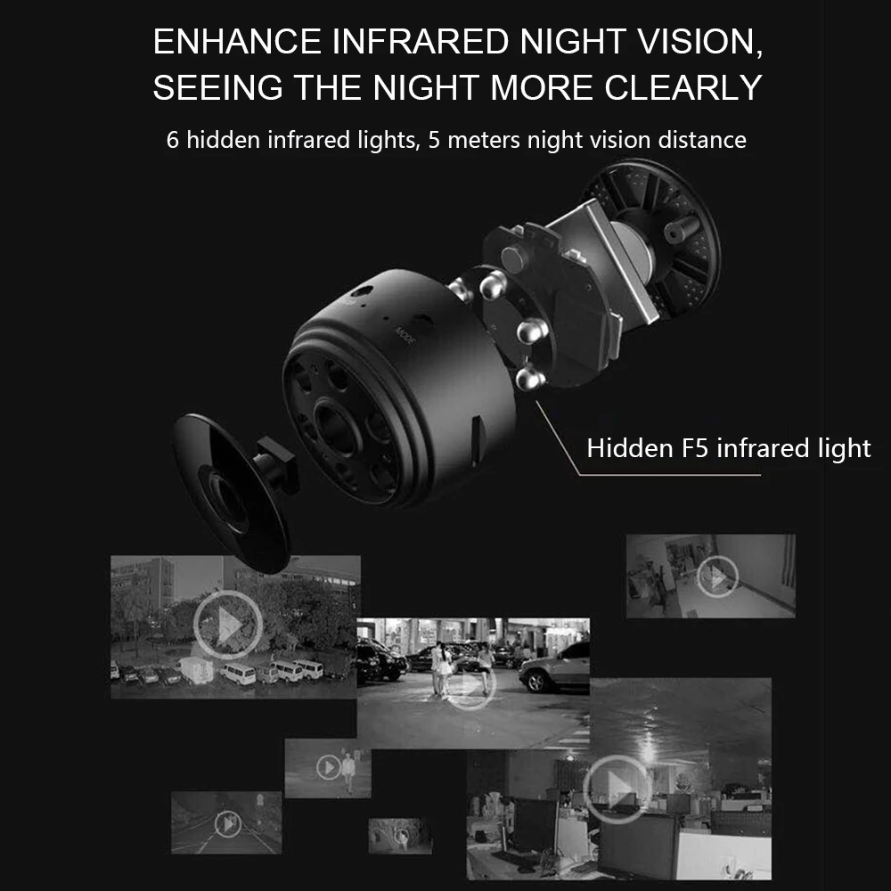 Беспроводная мини ip-камера для улицы, ночная версия, HD камера, видеокамера, диктофон, беспроводная маленькая камера безопасности