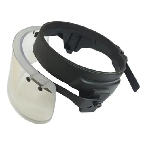 Bulletproof Visor NIJ IIIA лицевой щит военный Пуленепробиваемый Шлем козырек для PASGT, MICH, быстрый баллистический шлем - Цвет: Bulletproof Visor