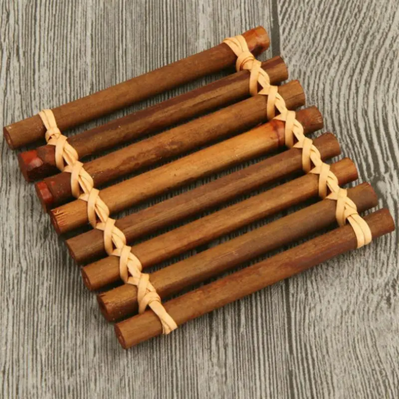 2 шт. подставки для чайных чашек тарелок бамбуковые подстаканники кунг-фу чайный