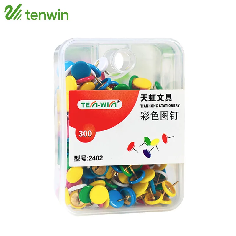 TENWIN Многофункциональные цветные тапки для большого пальца 300 шт. Ручной пресс