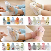 5 pair10pcslot dot kids socks summer thin comfortable breathable cotton fashion baby socks toddler girls for 03 year 2020 new