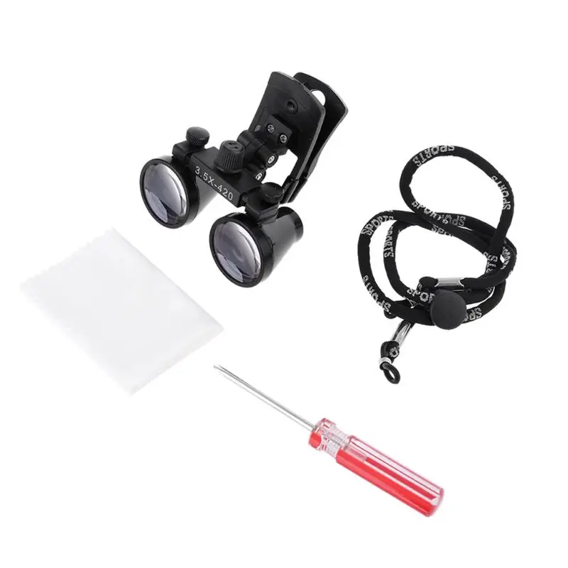 

2.5X/3.5X Dental Loupes Binocular Medical Magnifier Dentistry Surgical Clip Loupe Magnifying Glasses