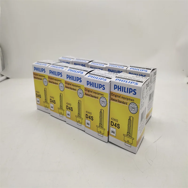 Цена 10 шт., ксеноновые лампы Philips Xenon D1S D2S D2R D3S D4S D4R