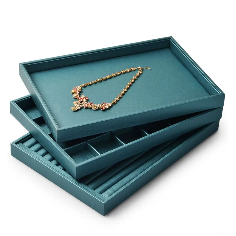 Oirlv Necklace Tray Bracelet Watch Tray Ring Earrings Tray Jewelry Organizer Jewelry Tray Display Props Photo Shoots