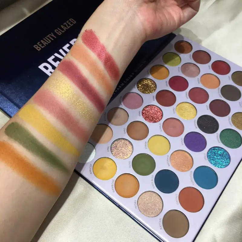 Beauty Glazed 40 оттенков мерцающий матовый макияж тени для век Палитра водостойкие