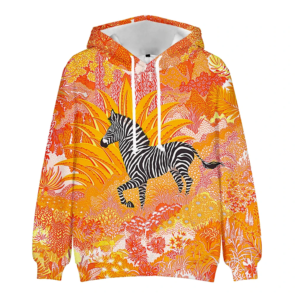 

Funny Animal 3D Printed Zebra Hoodies Women/Men Long Sleeve Hooded Sweatshirt Casual Harajuku Streetwear Couples Clothes