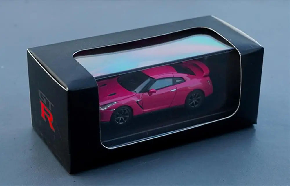 Модель автомобиля под давлением 1/64 Nissan Skyline GT-R R35 коллекция игрушек подарок перо |