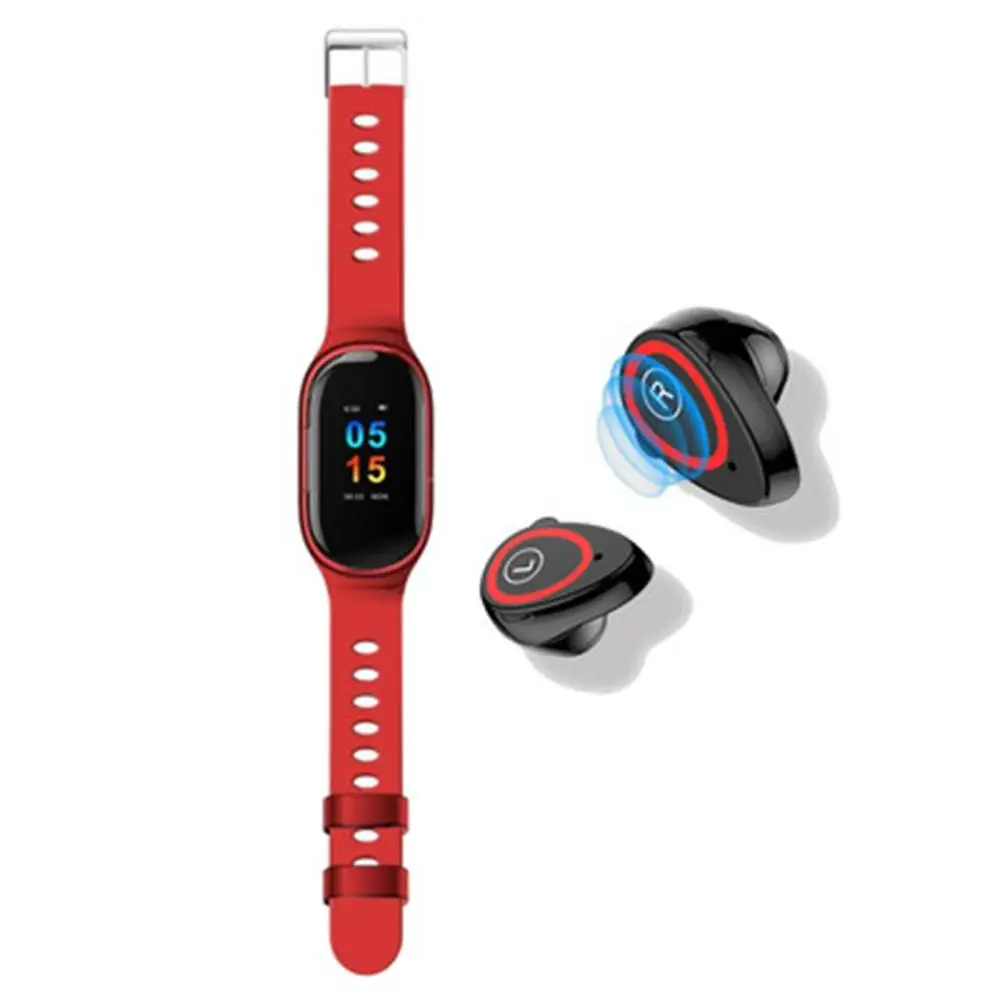 2020 M1 Bluetooth наушники с ИИ Смарт-часы пульсометром умный браслет длительным