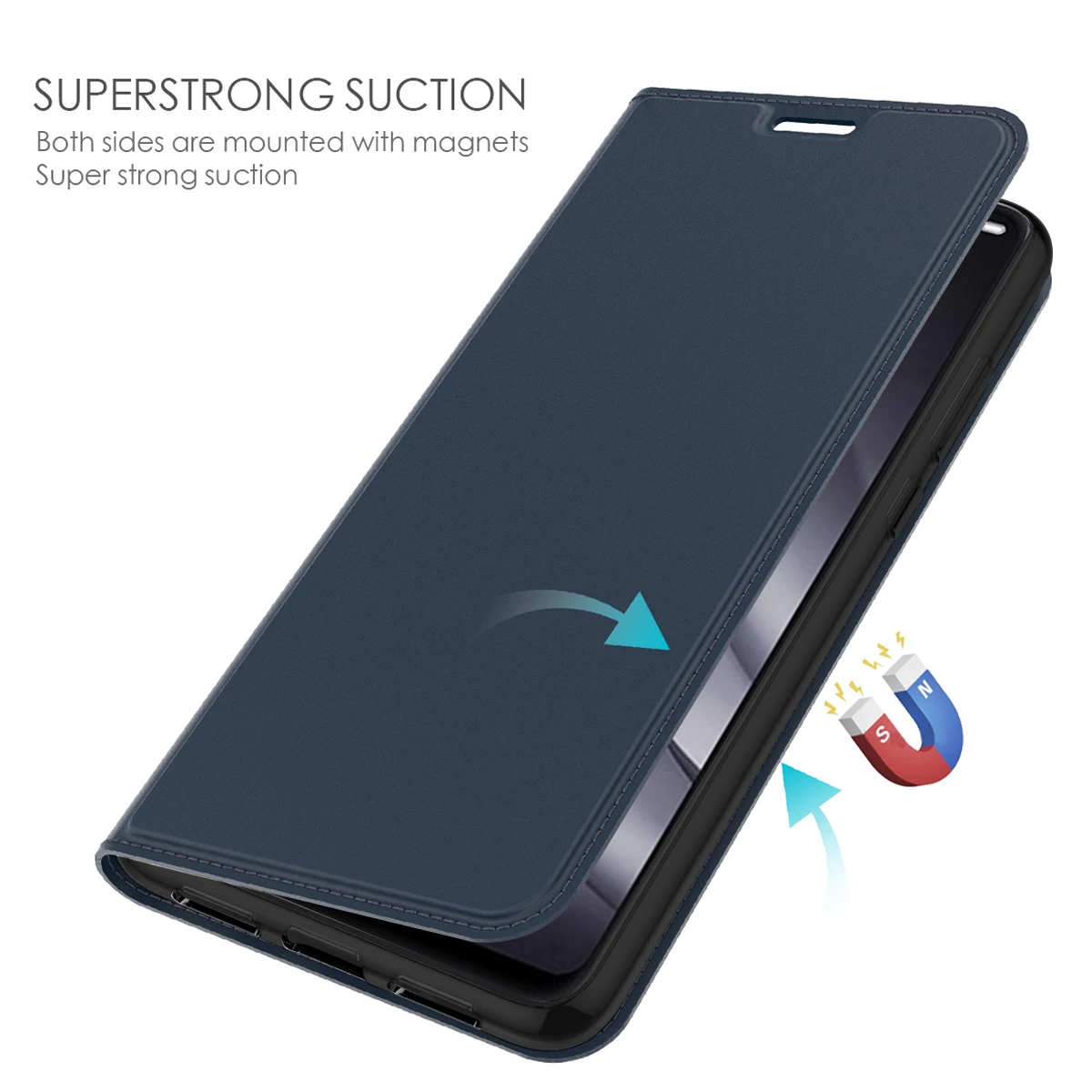 Чехол для телефона Asus Zenfone Max M2 ZB633KL из искусственной кожи с отделением карт