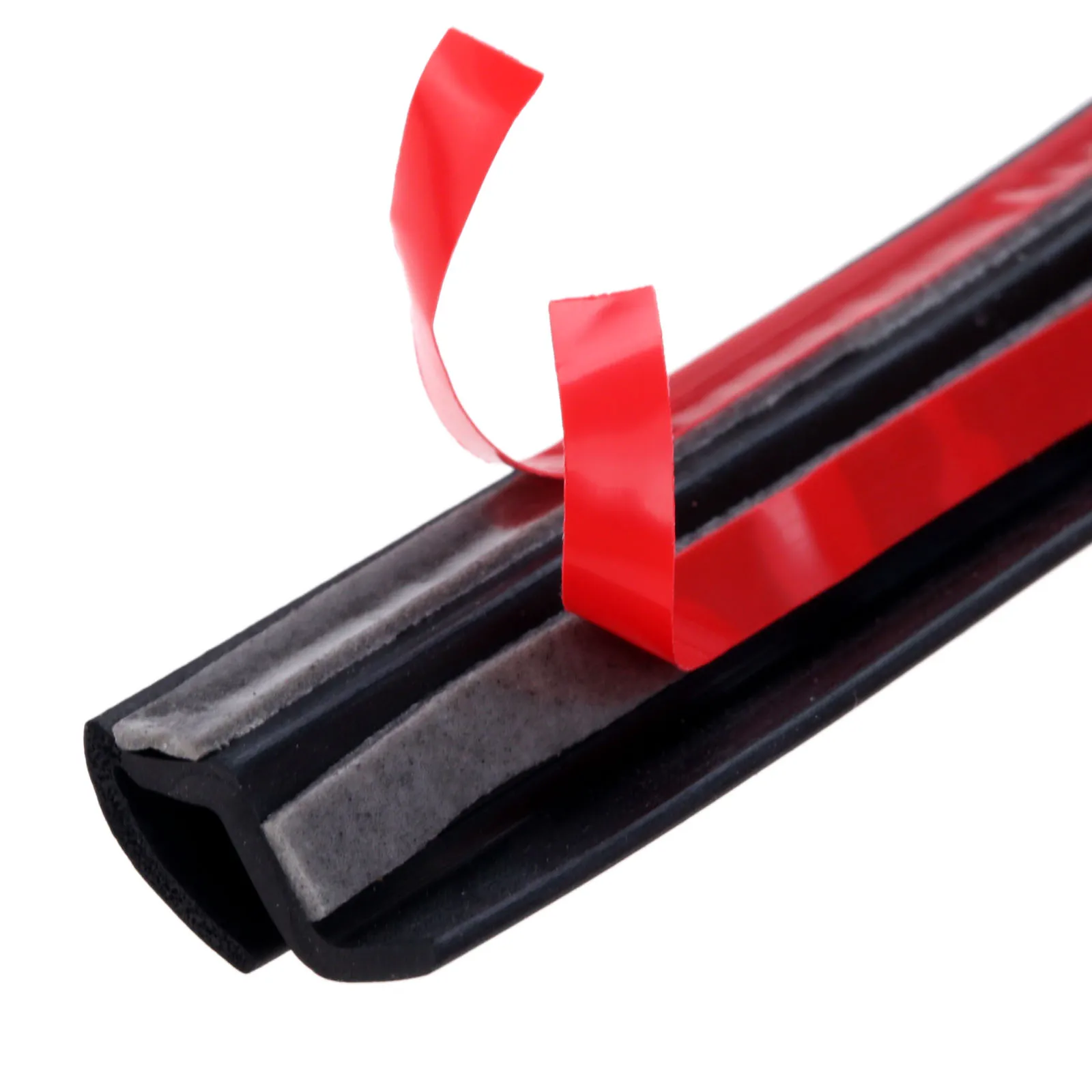 

Yetaha 2M B C Pillar Car Rubber Seal Strip Anti-Noise Dustproof Dual Side Self Adhesive Sound Insulation Trim