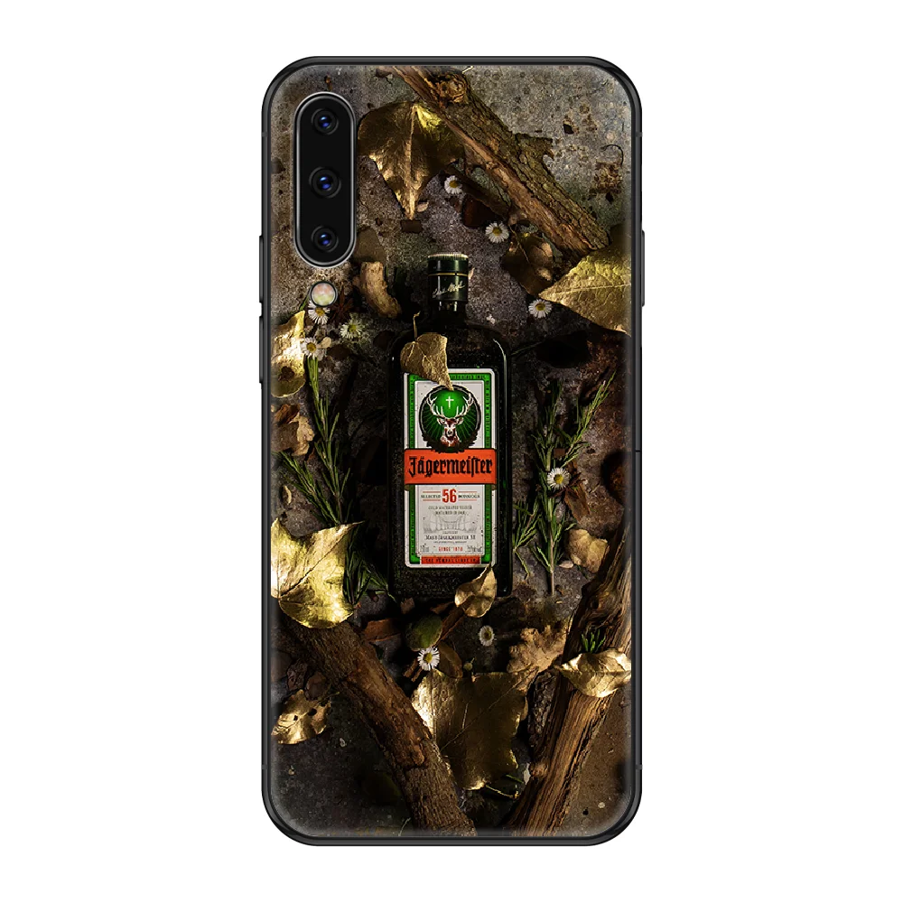 

Alcohol Jagermeister Logo Phone case For Samsung Galaxy A 3 5 7 8 10 20 21 30 40 50 51 70 71 E S 2016 2018 4G black painting