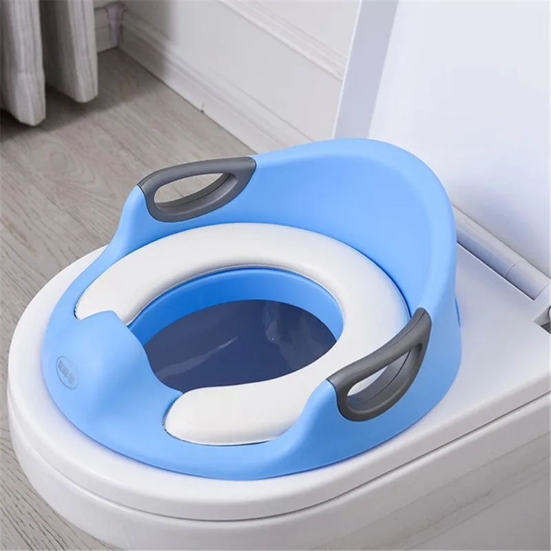 

Multifunctiona Baby Potty Training Seat Portable Toddlers Kids Potties Trainer Seats with Soft Cushion Anti-Slip Potty Ring