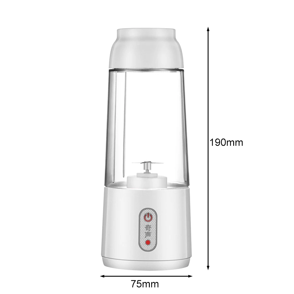 

Cordless Personal Blender Travel Outdoors Mini Fast Blender Kitchen Appliances 10 Oz Travel Cup Lid Juice Maker Machine