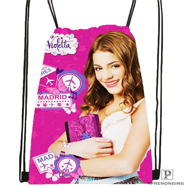 Изготовленная на заказ violetta односторонняя походная сумка шнурке милый рюкзак
