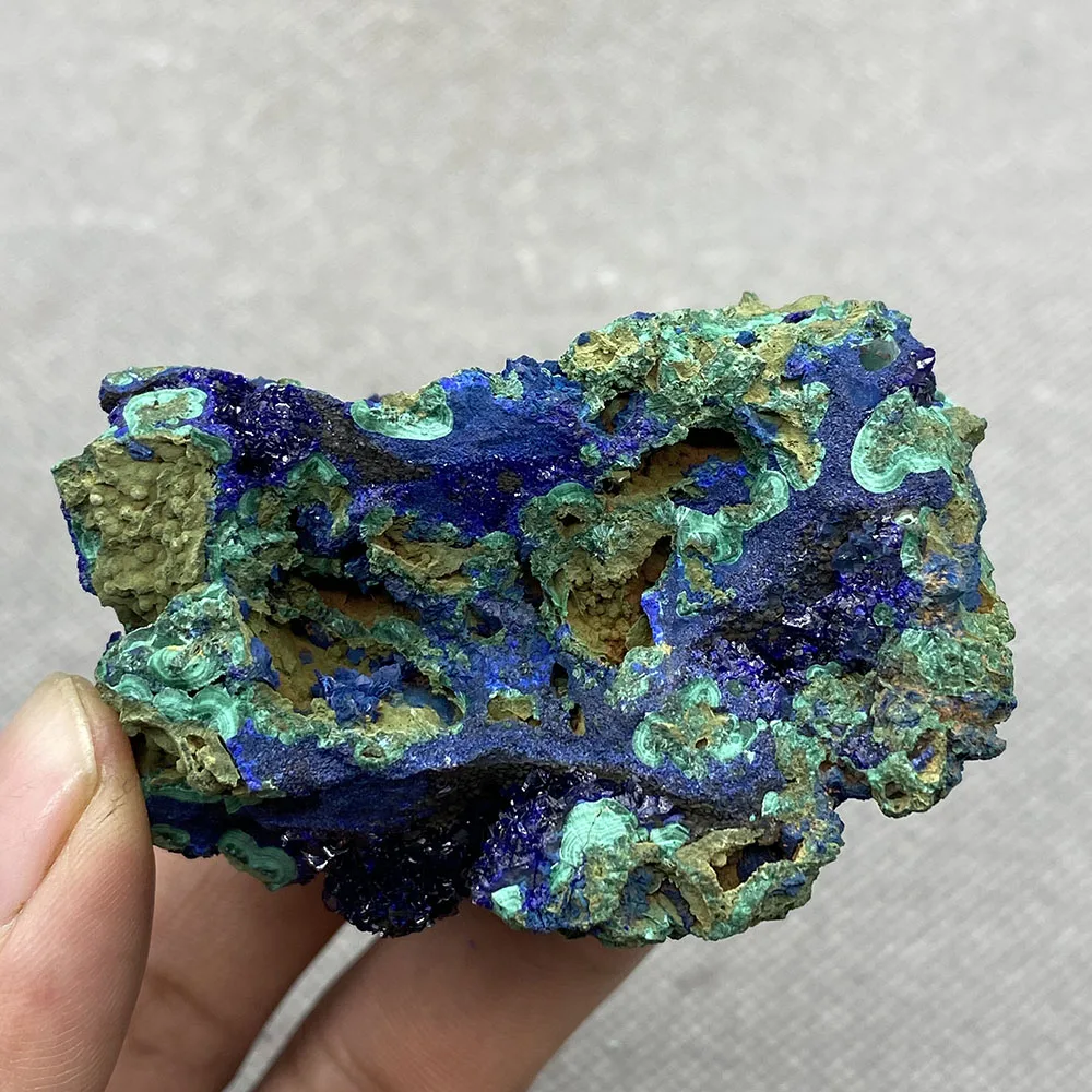 

Natural azurite mineral cristal espcime da provncia de anhui, china H10#