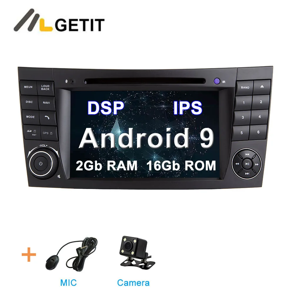 DSP 2G CAMERA DSP ips 64G Автомобильный DVD стерео Мультимедиа Радио Android 10 для Mercedes Benz e-класс W211 E200 E220 E300 E350 E240 E270 E280 W219 - Цвет: DSP 2G CAMERA