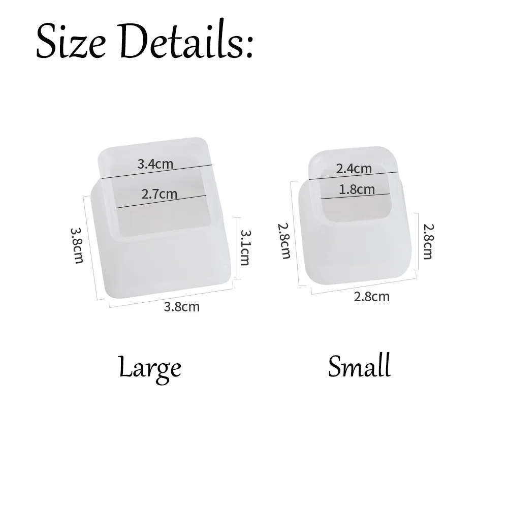 

10Pcs Square Silicone Chair Leg Caps Table Cover Small Large White Grey Brown Color Feet Pad Floor Protector Furniture Leg Cover