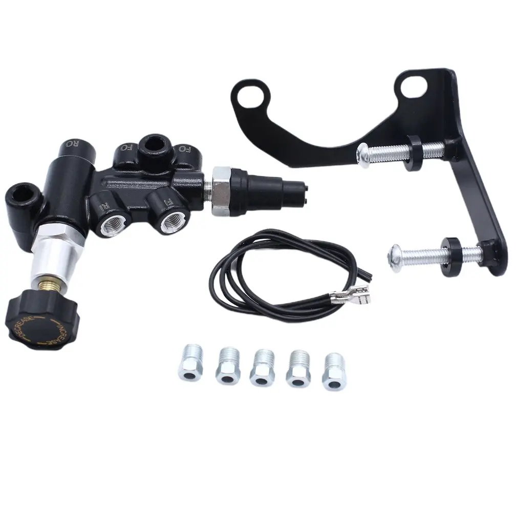 

Brake Proportional Valve Set 260-13190 Adjustable Knob Proportioning Valve Kit Direct Replacement With Bracket