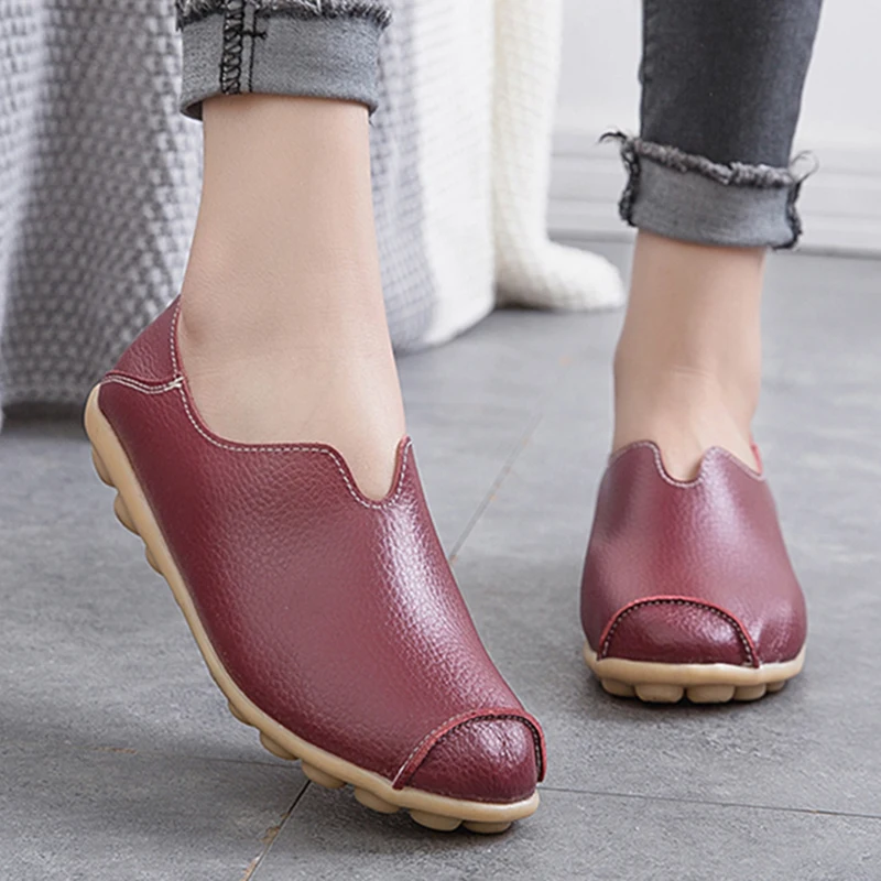 

Women Flat Shoes Outdoor Women Loafers Slip On Women's Student Sneakers Female Ballerina Casual Ladies Shoes Moccasin Big Size