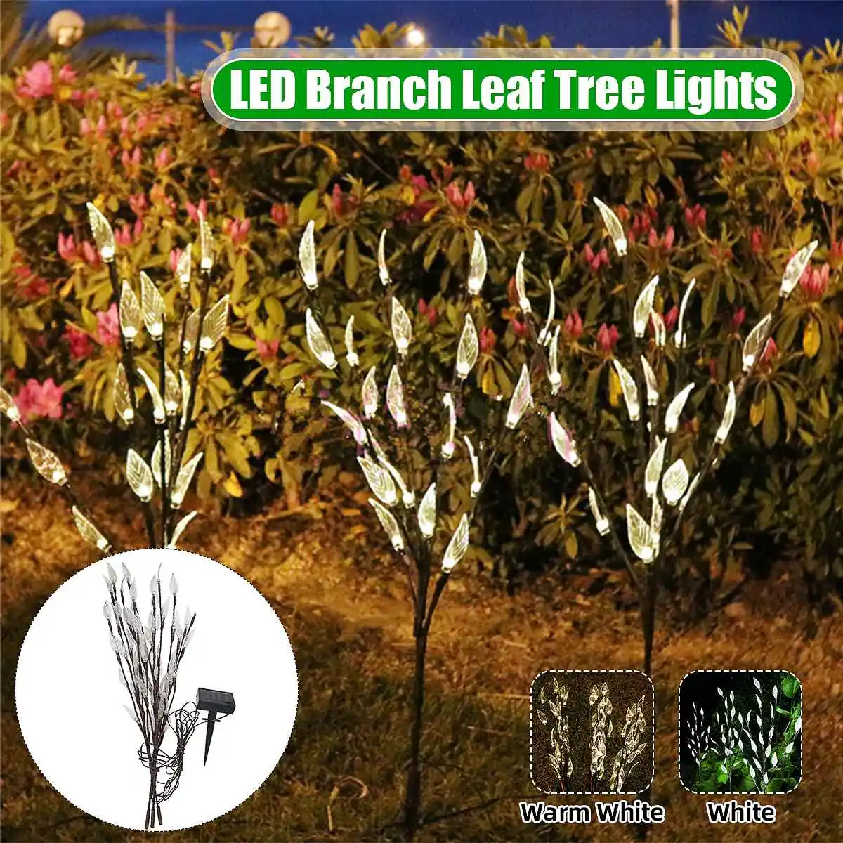 

Уличная Водонепроницаемая светодиодная гирлянда на солнечной батарее, уличный шнурок с 60 светодиодами для сада, газона, улицы, Рождественс...