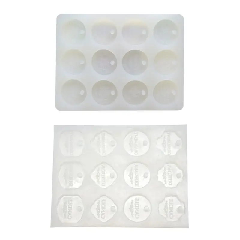 

DIY Pendant New Gold Coin Shape Silicone Mould Fondant Cut Gypsum UV Epoxy Mold