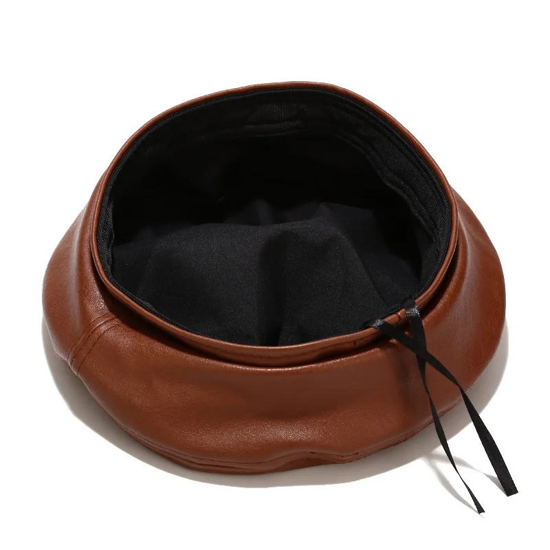 

ZLD Fashion men women Berets hat Solid color wild octagonal hats Student Vintage painter cap Casual ladies Autumn winter caps