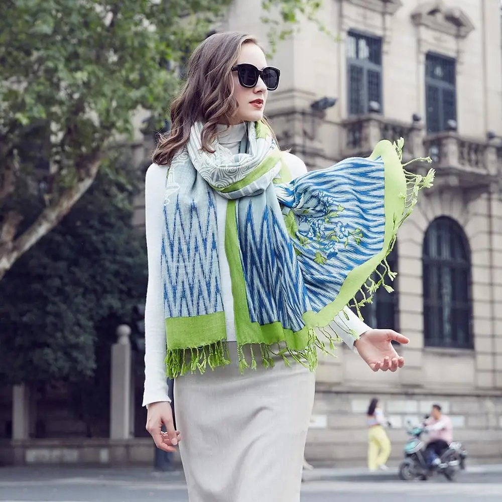 Шерстяные женские шарфы палантины элегантная теплая шаль из карфа бандана шарф