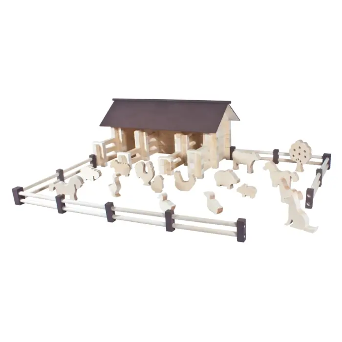 Деревянный конструктор Пелси К605 Ферма | Игрушки и хобби