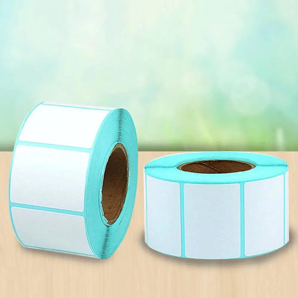 1000 шт. 30x20 мм пустые белые термоэтикетки рулоны самоклеящиеся наклейки один рулон