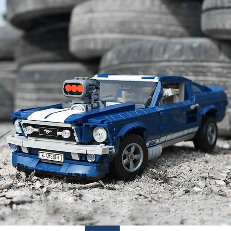 21047 maquinaria y tecnologia Ford Mustang GT auto deportivo Совместимость 10265 Scrabble модель мальчика juguete 1648 шт