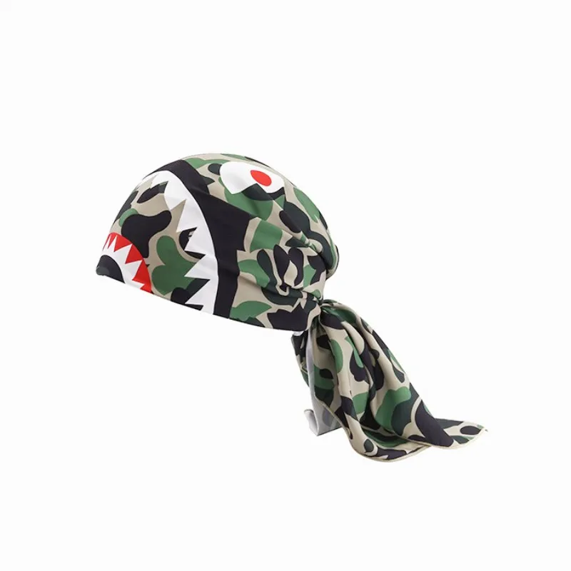 Квадратный шарф маска акулы платок камуфляжный принт чехол для верховой езды