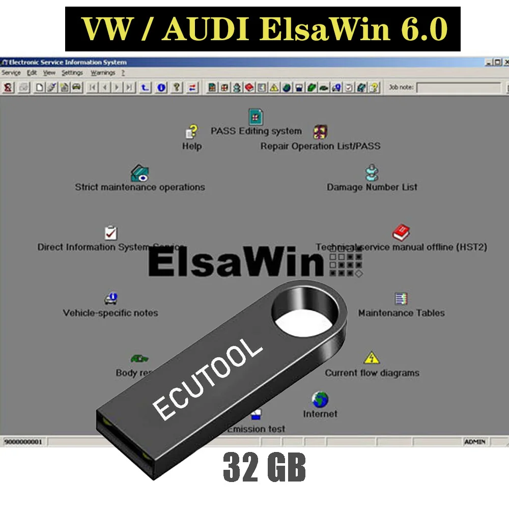 ElsaWin6 руководство по ремонту схема проводки с установкой видео в 32 ГБ USB флэш