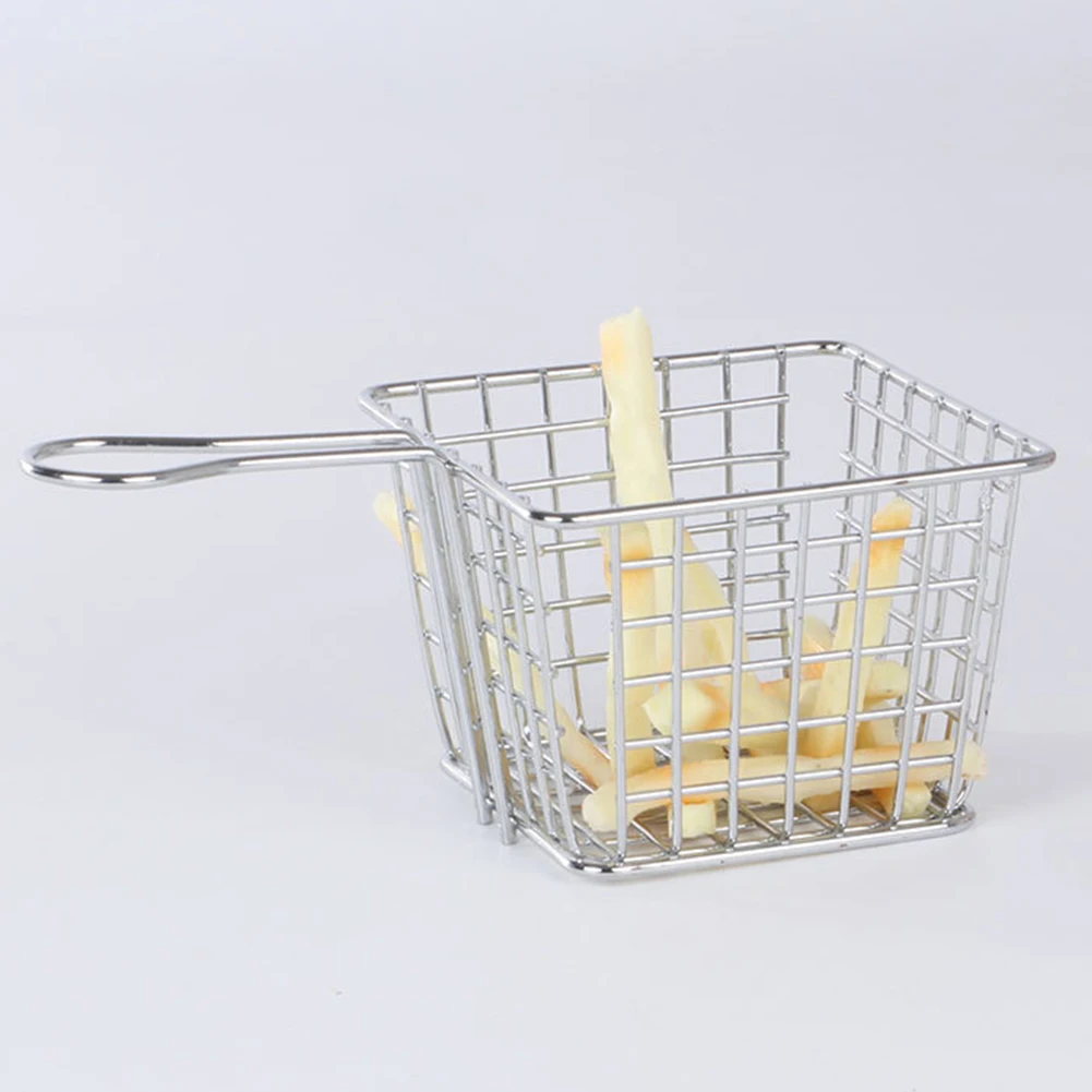 Корзина ручной работы для кухни портативная хранения картофеля фри многоцелевая