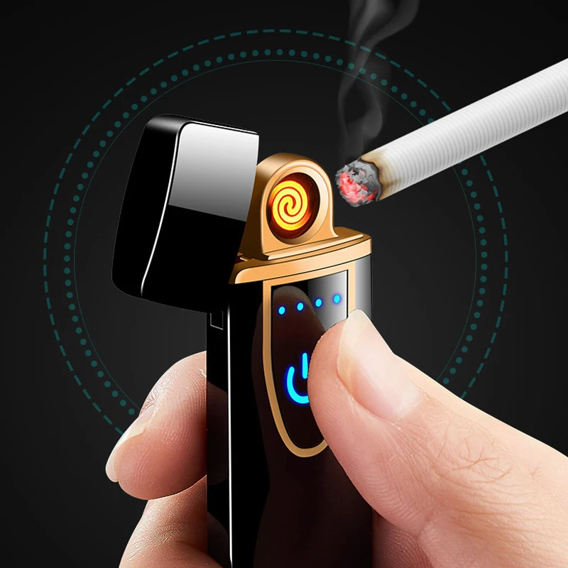 10 шт./лот перезаряжаемая электронная сигарета USB lighter умный креативный мини