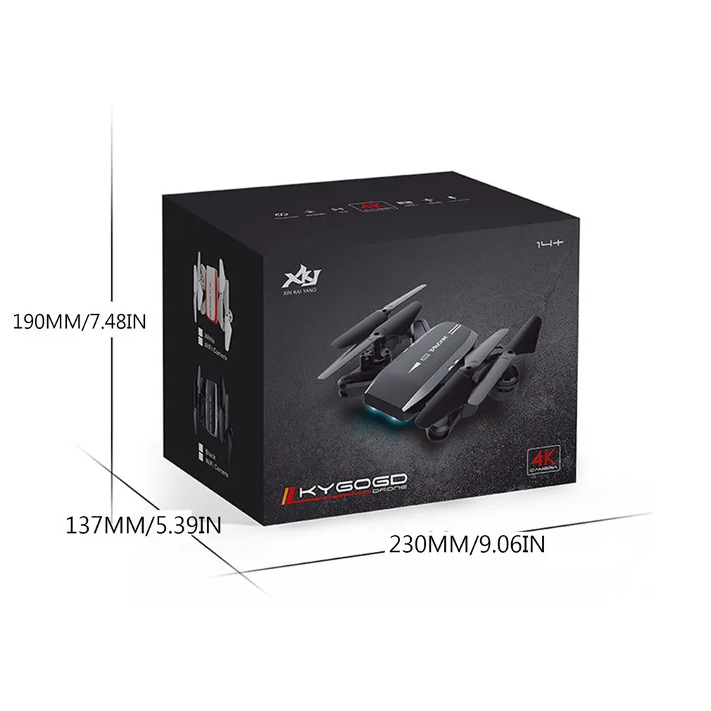 

1 Set Folding Drone 4K Wide-Angle Aerial Photography Wifi Without Camera Fixed Height Version Rc Drone