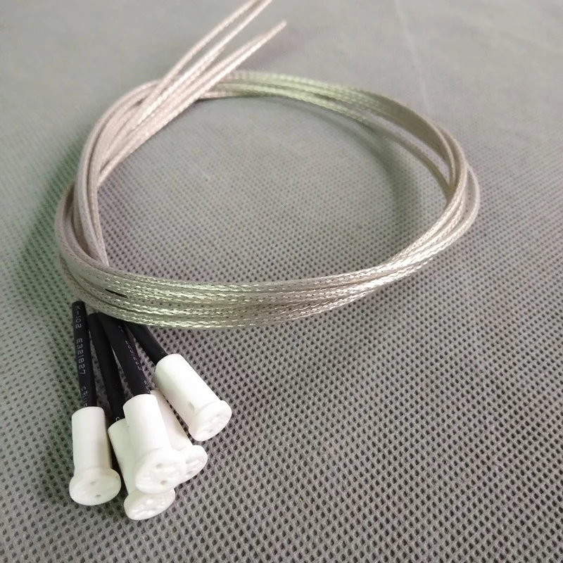 

2pcs G4 ceramic lamp holder plus fish net cable high quality Crystal lamp holdersocket G4 led/bulb plug 12V lighting accessories