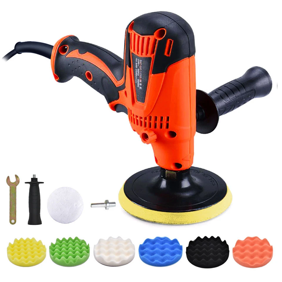 Электрическая полировальная машина GOXAWEE автомобильный полировщик шлифовальный