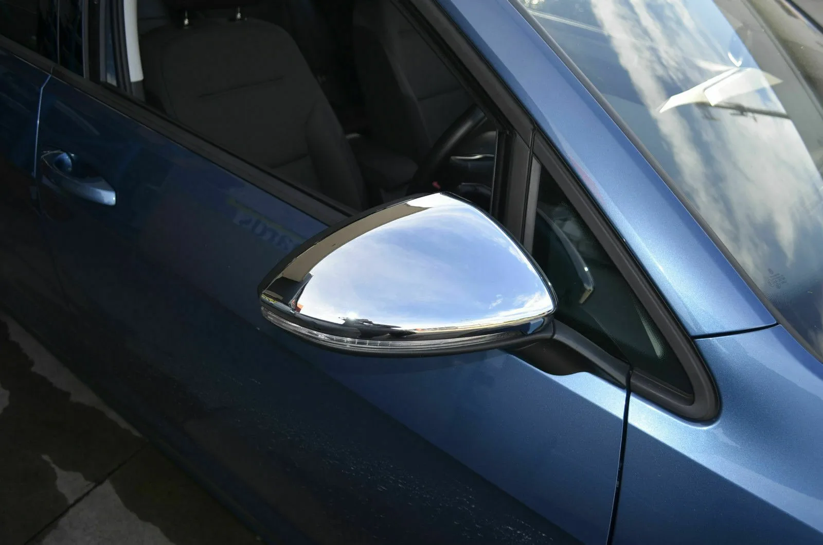 

For VW GOLF 7 VII HB ESTATE 2012 up S.STEEL CHROME MIRROR COVER 2 PCS