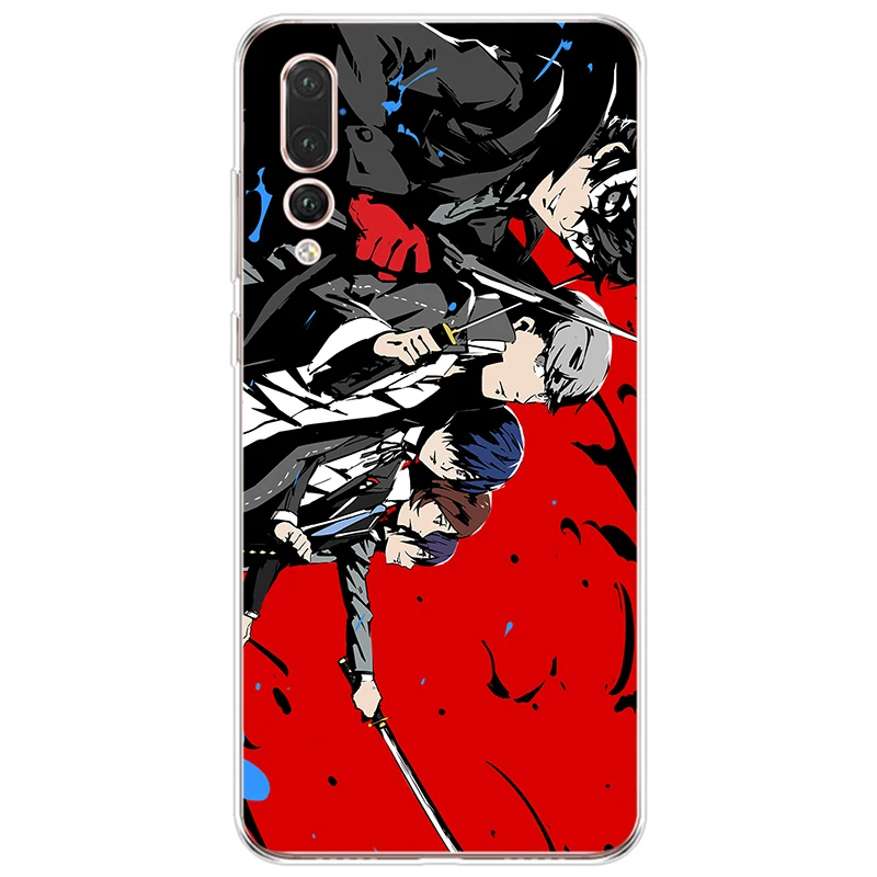 Силиконовый чехол для телефона Huawei P9 P10 P20 P30 lite PRO PLUS p5 P Persona 5 | Мобильные телефоны и