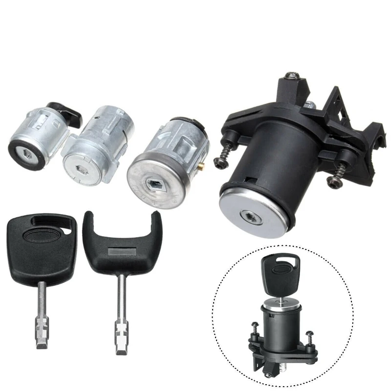 1 Set Lock Door Ignition Barrel with 2 Keys 1479660 for Ford Fiesta MK V Fusion | Автомобили и мотоциклы