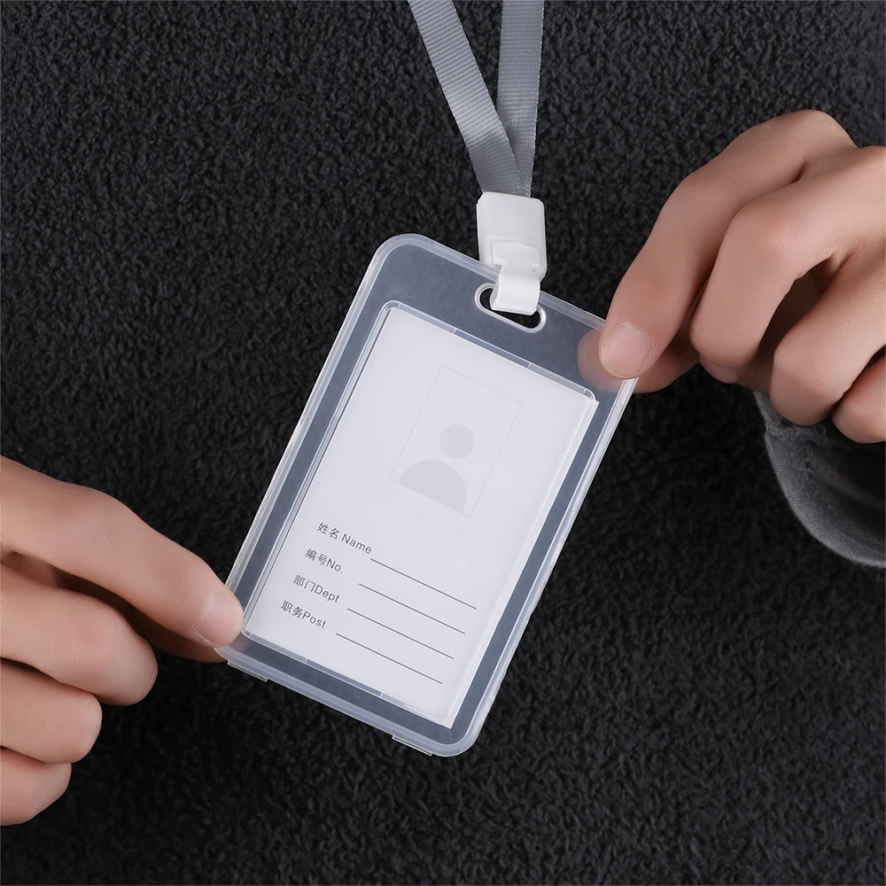 1pc transparent bank bus credit card holder cover storage card holders women men kids id name cards protector cover double sided free global shipping