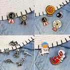 Броши на куртки с изображением животных, 2-6 шт.компл.